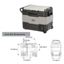 NL 60 Travel Box Fridge/Freezer with Handle and Wheels, product, thumbnail for image variation 5