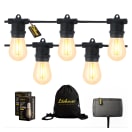 Litehouse Solar Festoon Outdoor Bulb String Lights 15 Meter, product, thumbnail for image variation 1