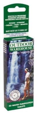 Outdoor Warehouse Water Purification Tablets, product, thumbnail for image variation 1