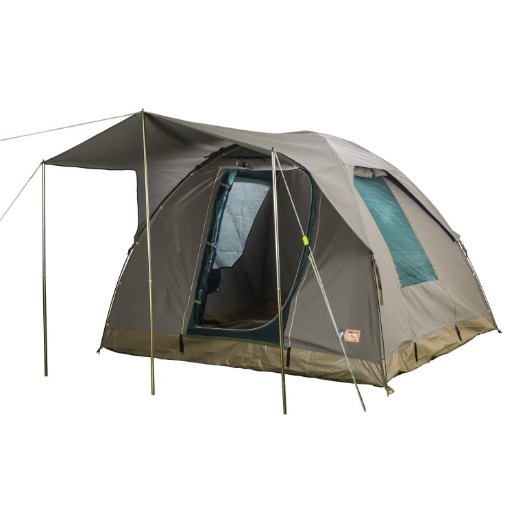 Campmor Overlander 4-person Canvas Dome Tent with Large Awning - default