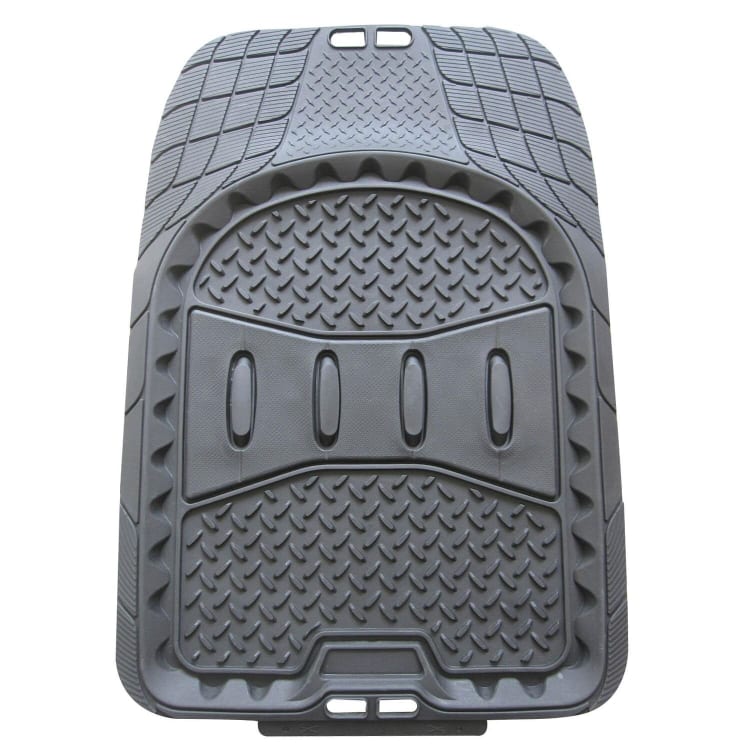 TrailBoss Front Rubber Vehicle Floor Mat - 2 Piece - default