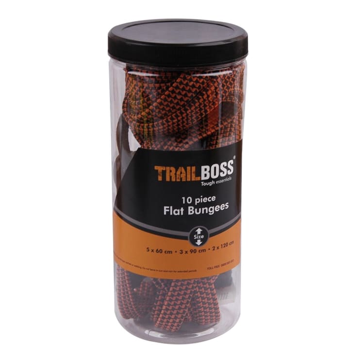 TrailBoss 10PC Flat Bungees - default