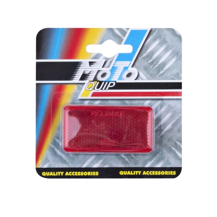 Moto Quip Adhesive Oblong Reflector 2-Pack - default
