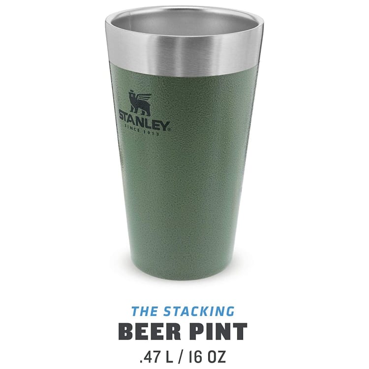 Stanley Adventure Stacking Beer Pint/Tumbler 470ml Hammertone Green - default