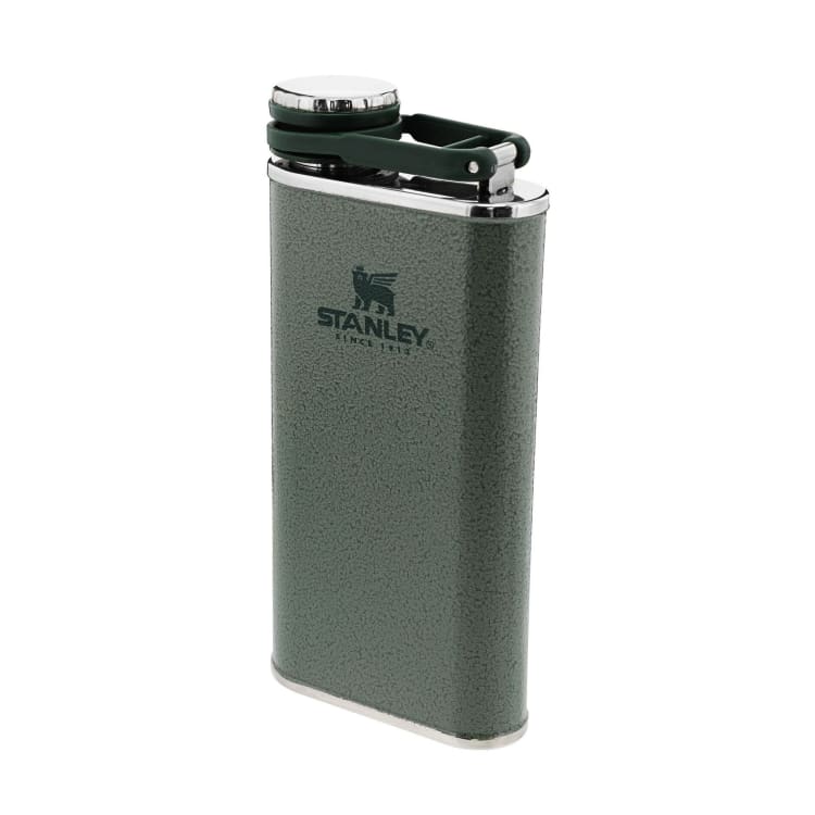 Stanley Classic Pocket Flask 236ml Easy Pour Wide Mouth Hammertone Green - default