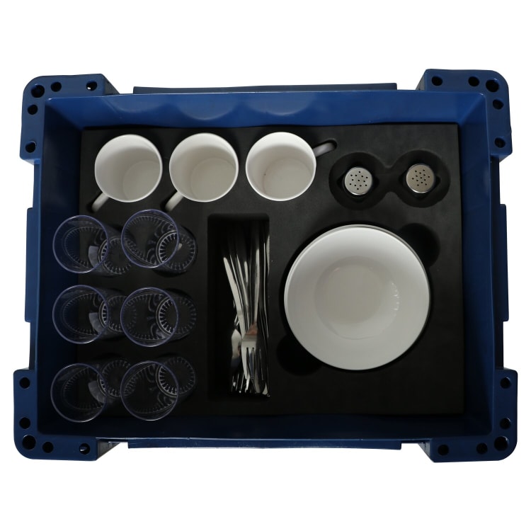 Natural Instincts 6person Melamine Crockery Box 1010120 Outdoor