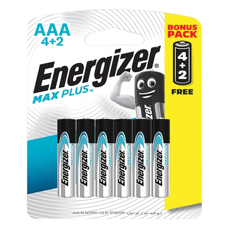 Energizer Maxplus AAA 6 pack - default