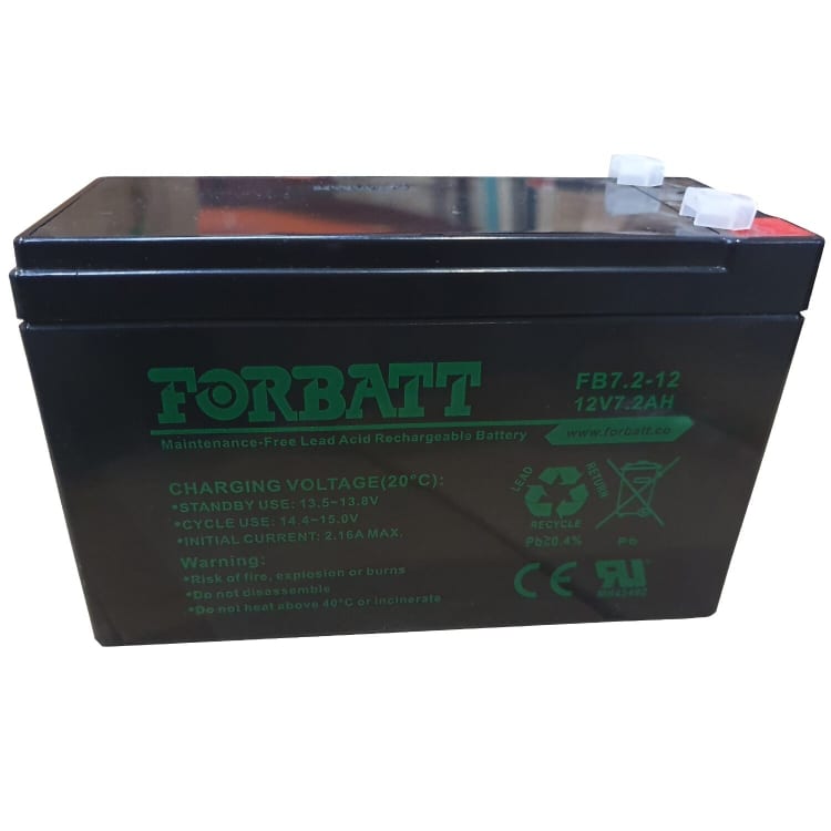 Forbatt 12V 7.2 Amp/hr Battery - default