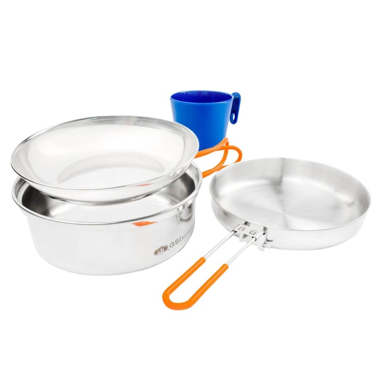 GSI Glacier Stainless Steel 1 Person Mess Kit - default