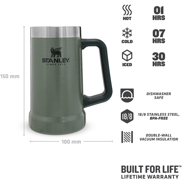 Stanley Adventure Stein Hammertone Green 700ml - default