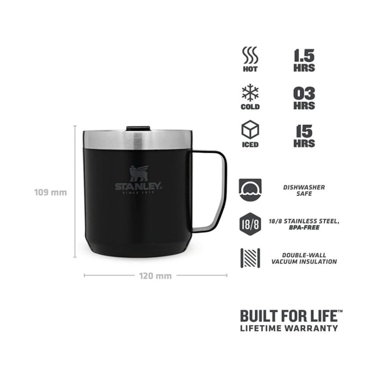 Stanley Classic Camp Mug 350ml Matte Black - default