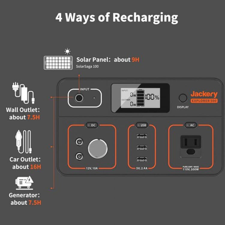 Jackery Explorer 500 Portable Power - default