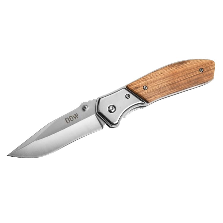 DOW Barnes Wood Scales Folding Knife - default