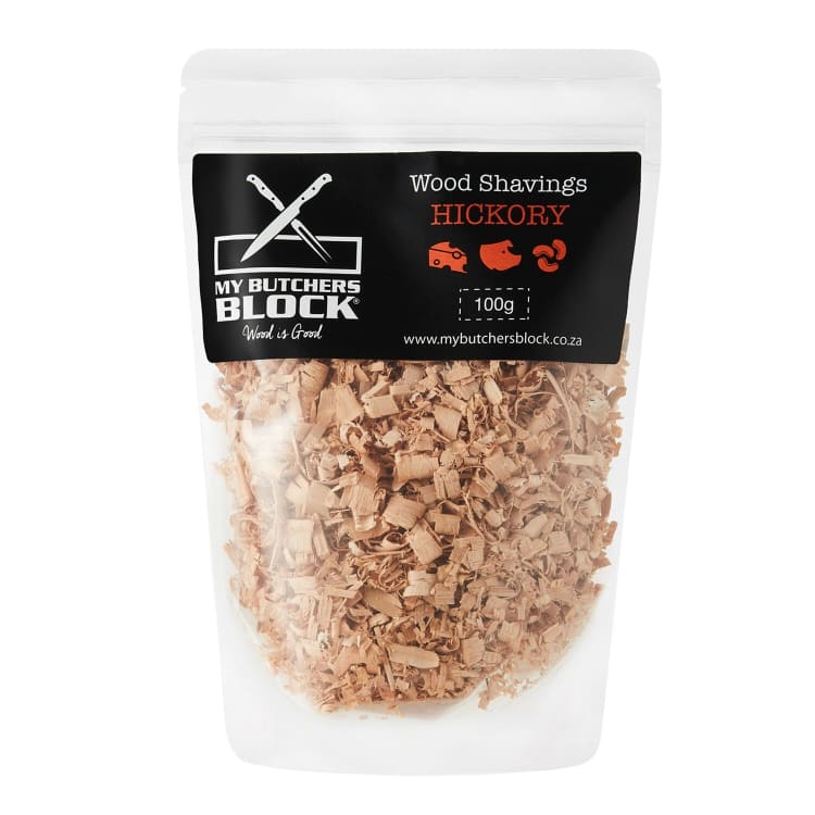 My Butchers Block Hickory Flavoured Wood Shavings 100g - default