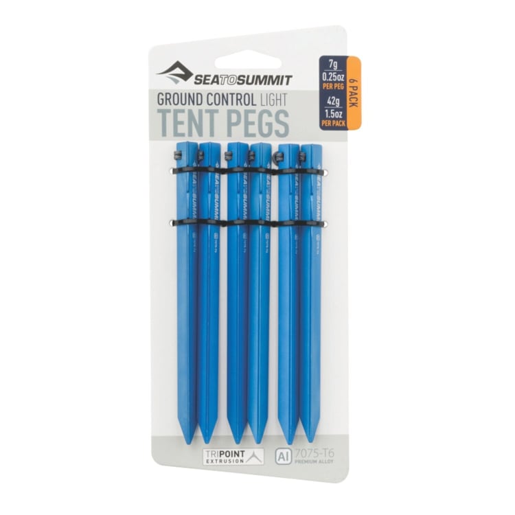 Sea To Summit Ground Control Light Tent Pegs 6 Pack - default