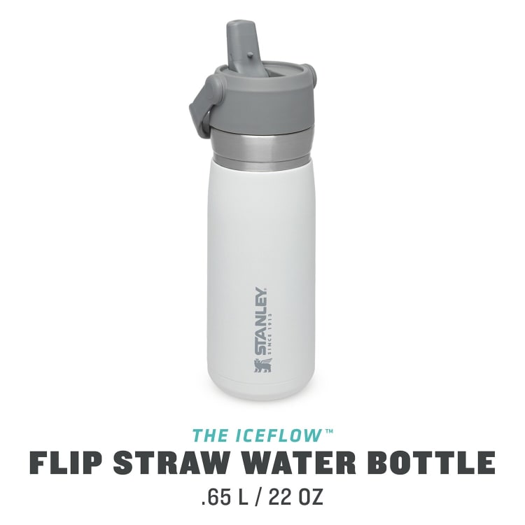 Stanley IceFlow Flip Straw Water Bottle 650ml Polar - default