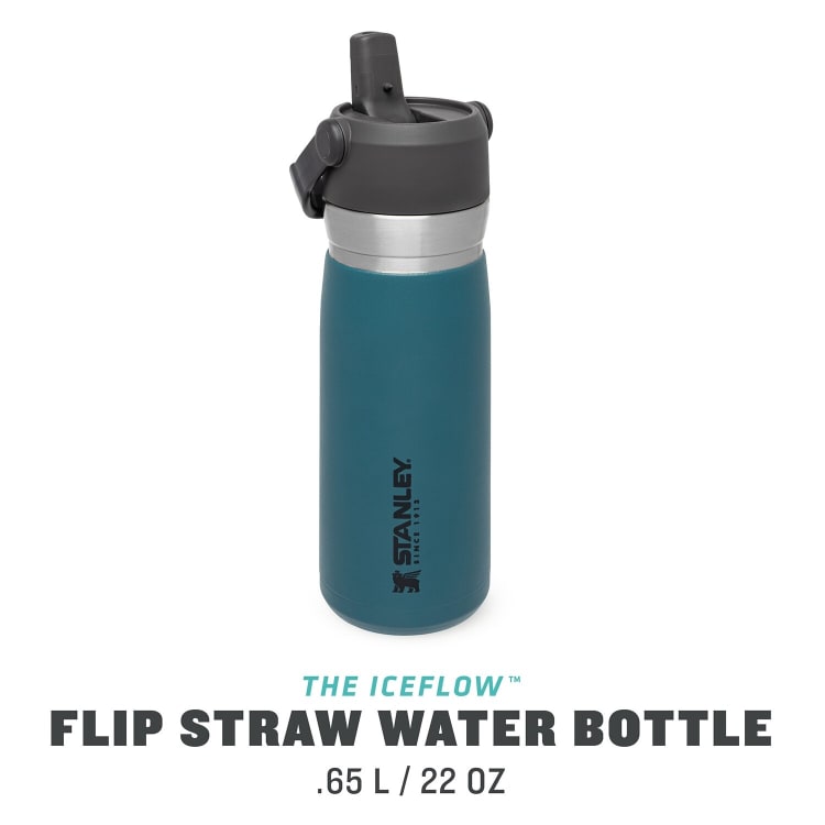 Stanley IceFlow Flip Straw Water Bottle 650ml Lagoon - default