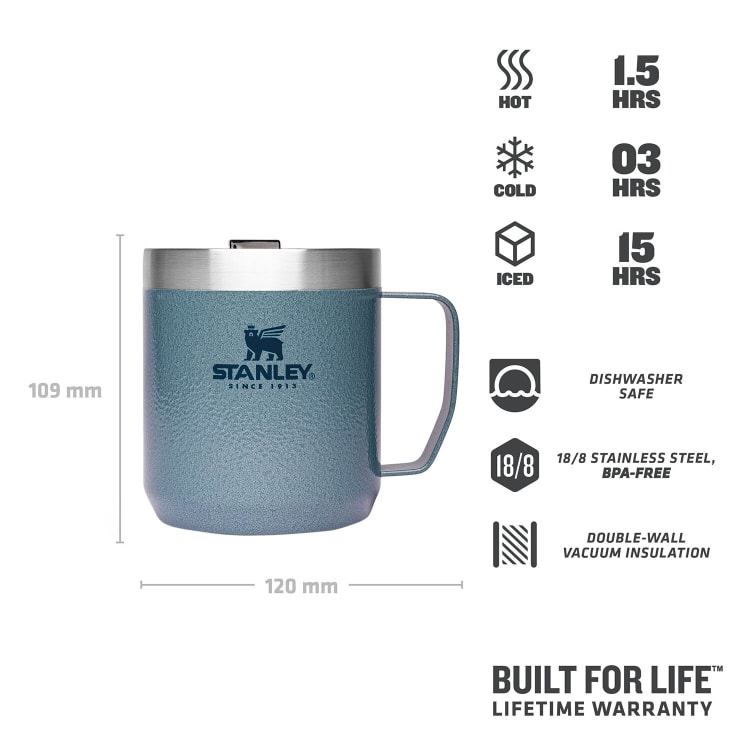 Stanley Classic Camp Mug 350ml Hammertone Ice - default