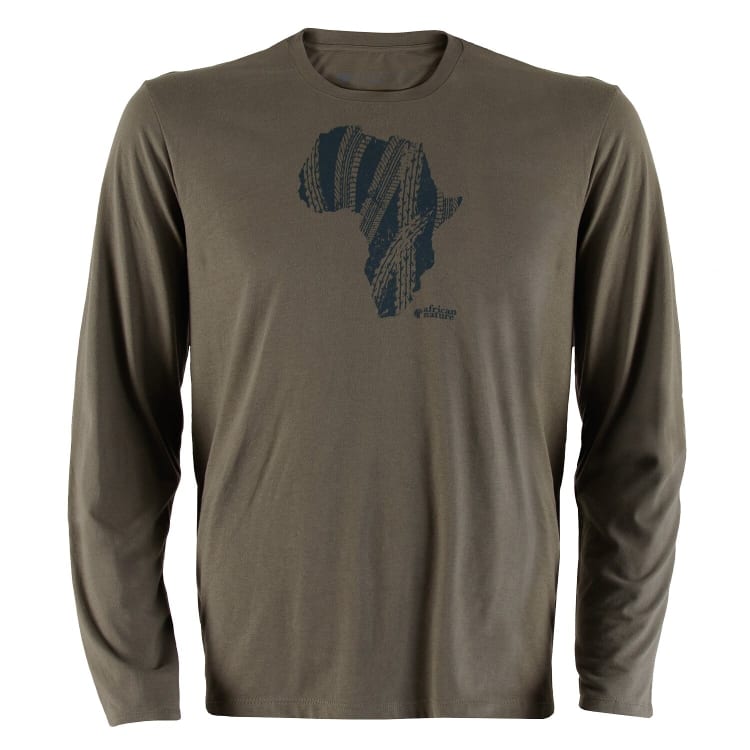 African Nature Men's African Tracks long sleeve Tee - default