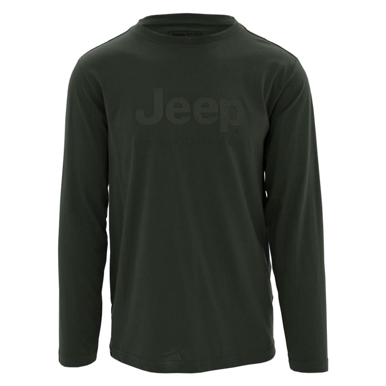 Jeep Men's Crew Neck Long Sleeve Tee - default