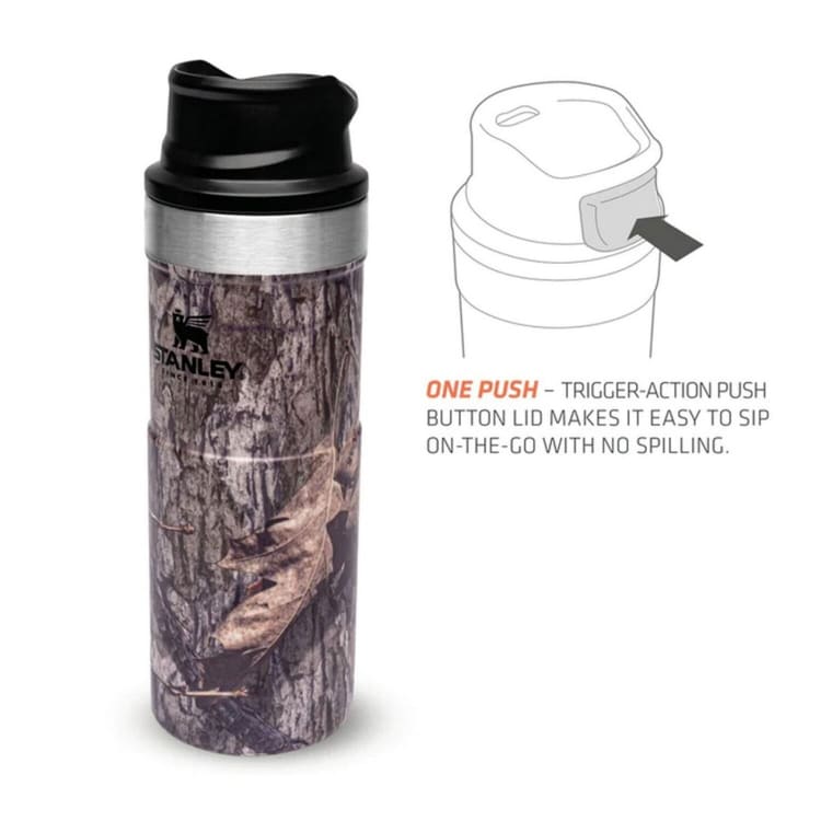 Stanley The NeverLeak Travel Mug 470 ml, matte black, thermos bottle