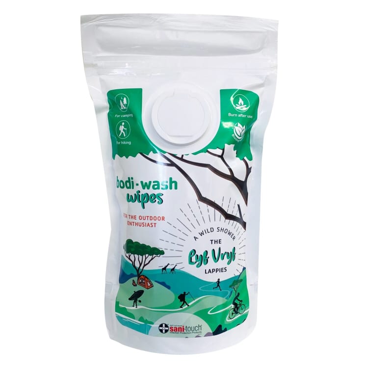 Sanitouch Bodi-Wash Wipes/Lyf-Vryf Lappies - default