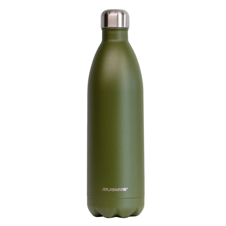 Atlasware 1 000ml Stainless Steel Flask Safari Green - default