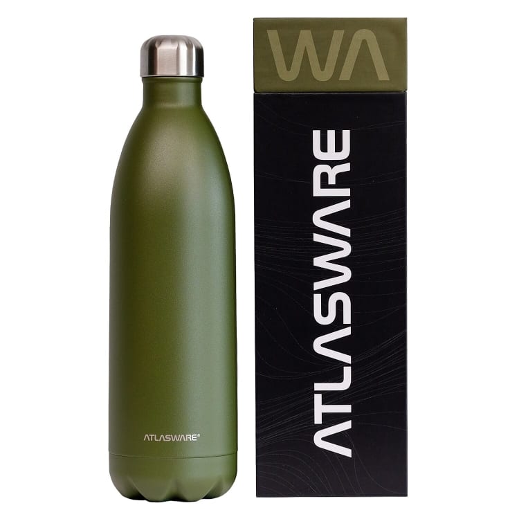 Atlasware 1 000ml Stainless Steel Flask Safari Green - default