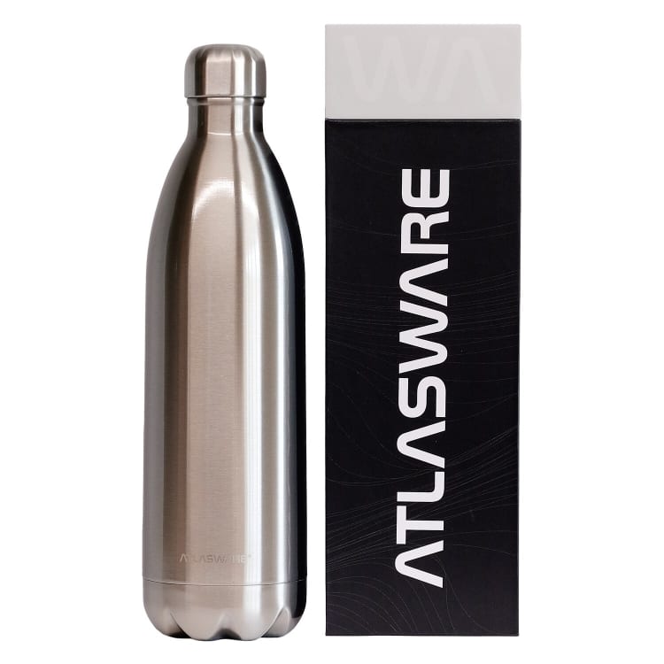 Atlasware 1 000ml Stainless Steel Flask Silver - default