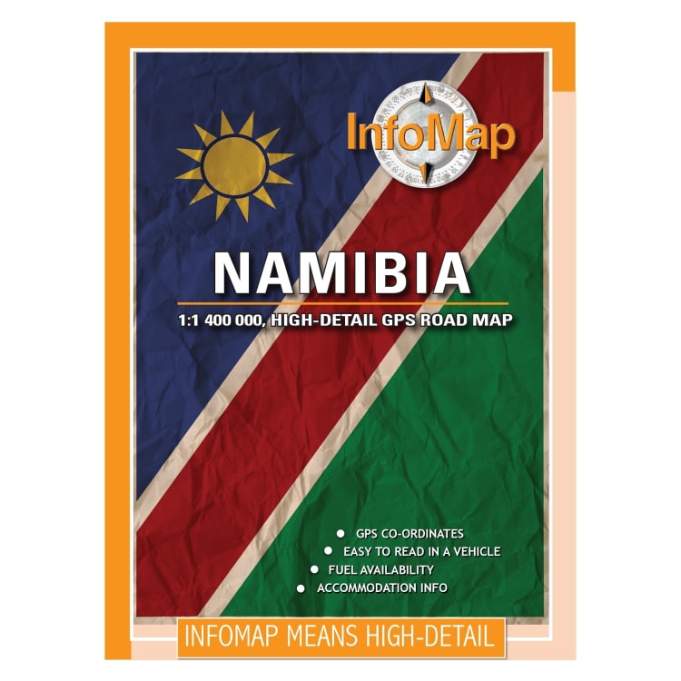 InfoMap Namibia Roap Map - default