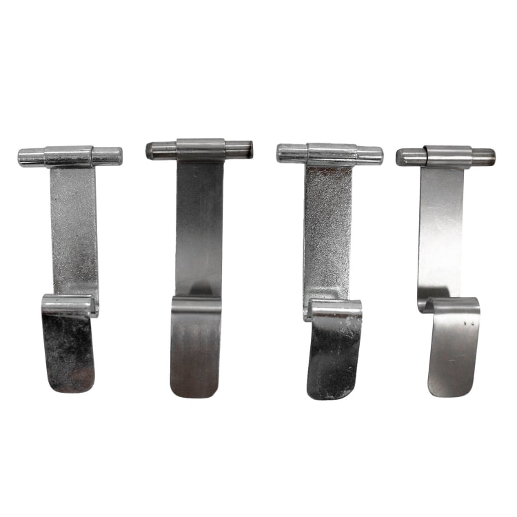 Ammo Clips 4 Pack - Stainless Steel - default