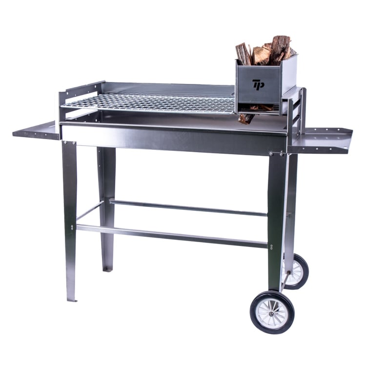 Technipunch 900 Stainless Steel Mobile Braai with Ember Maker - default