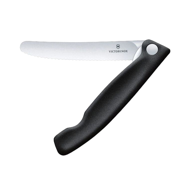 Victorinox Swiss Classic Foldable Serrated Paring Knife Black -11 cm - default