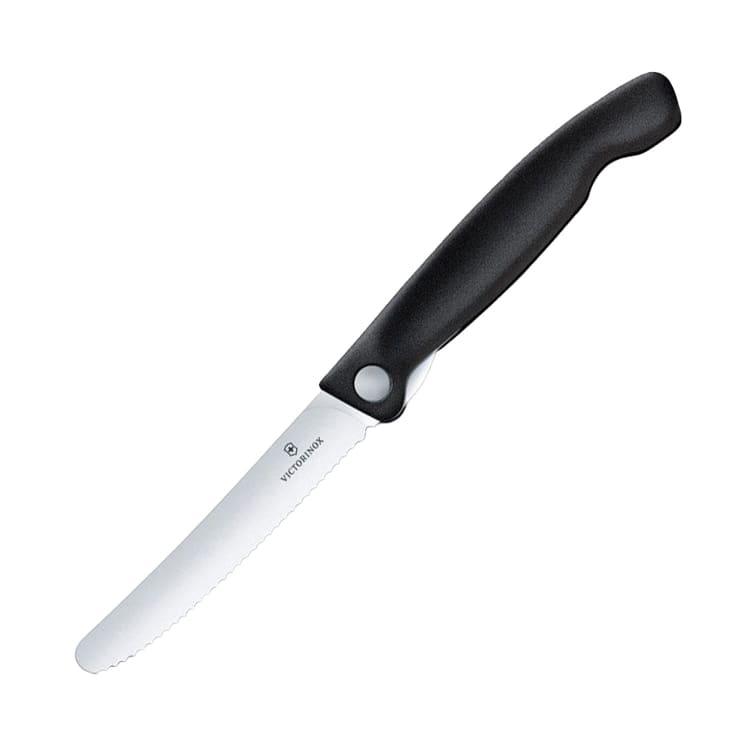 Victorinox Swiss Classic Foldable Serrated Paring Knife Black -11 cm - default