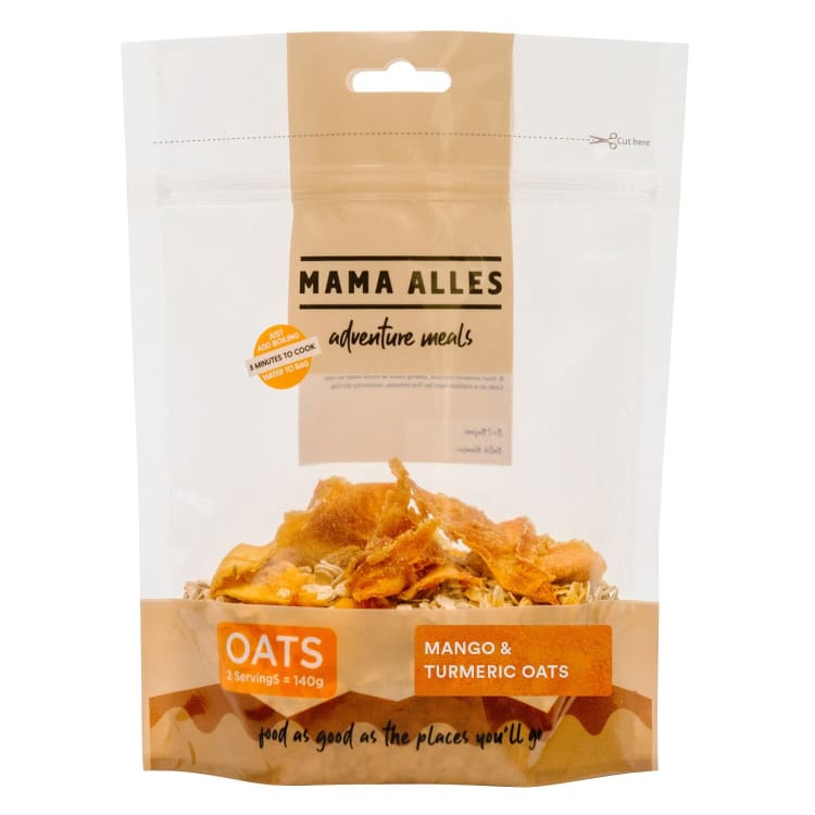 Mama Alles Mango & Turmeric Oats - 2 servings - default