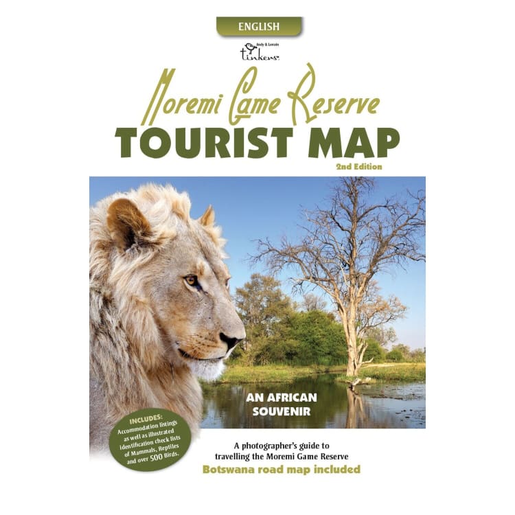 Tinkers Moremi Game Reserve Tourist Map - default