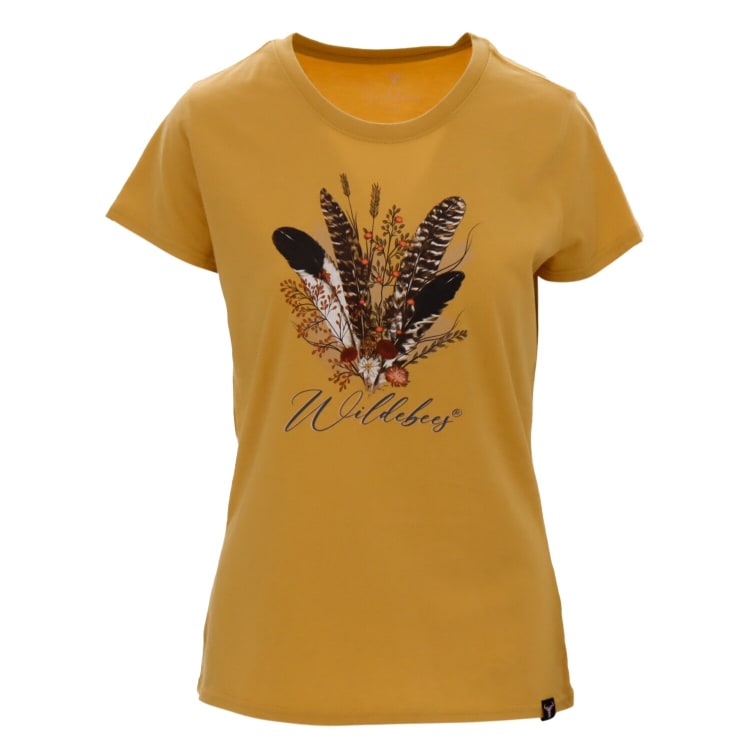 Wildebees Women's Feather Floral Tee - default