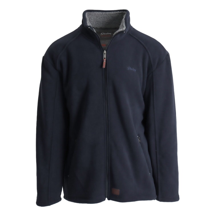 Sterling Men's Sherpa lined fleece jacket - default
