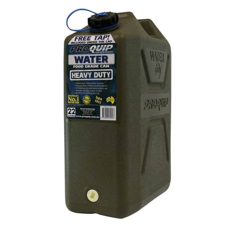 ProQuip Heavy Duty Plastic 22L Water Jerry Can - default