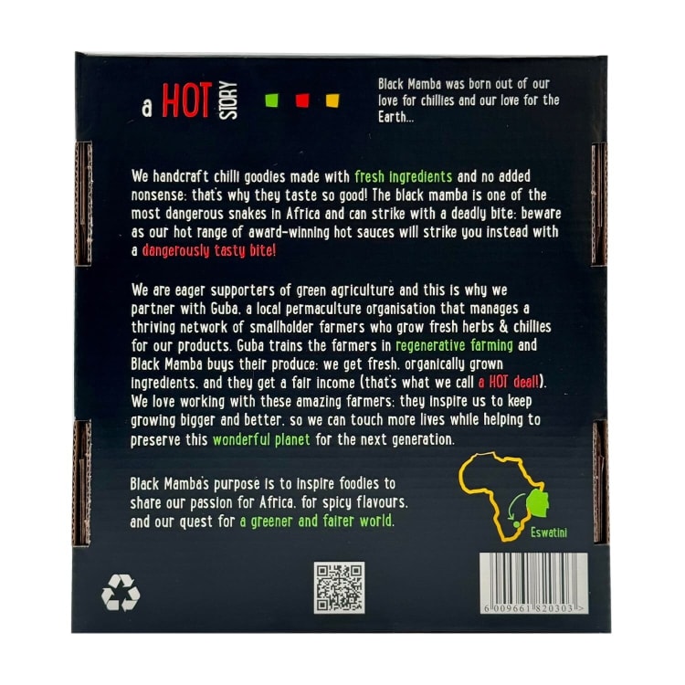 Black Mamba Africa's Chilli Venom Gift Pack 3 x 180ml - Hot - default