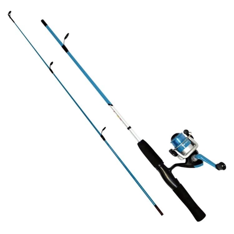 Kids Smile 4'6 Rod and Reel Combo Blue - default