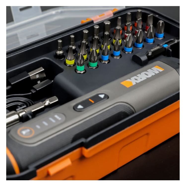 Worx Portable Cordless Screwdriver 4V Kit - default