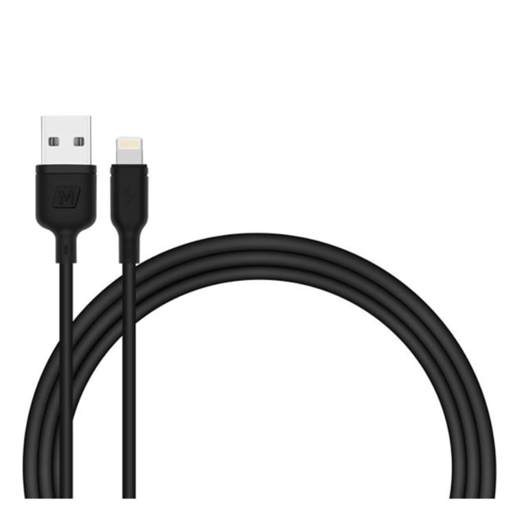 Momax Zero USB-A to Lightning Cable 1m Black - default