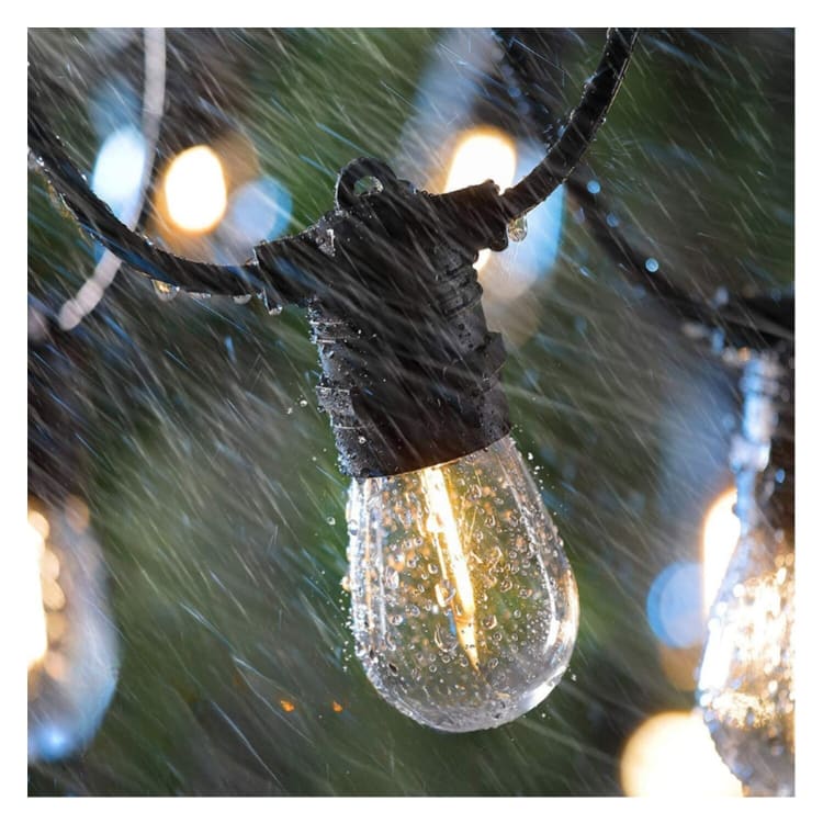 Litehouse Solar Festoon Outdoor Bulb String Lights 15 Meter - default