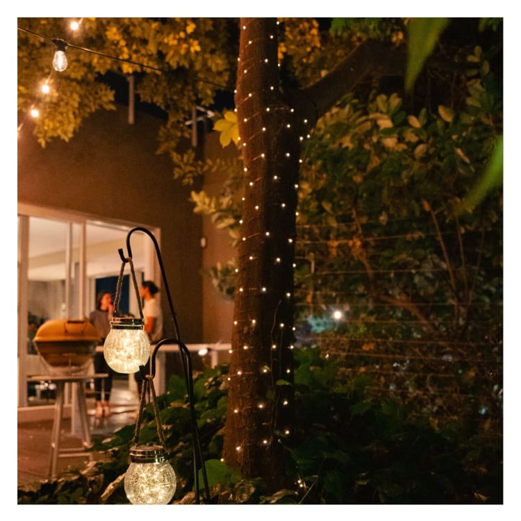 Litehouse Solar Outdoor LED Fairy Lights - Copper Wire - default