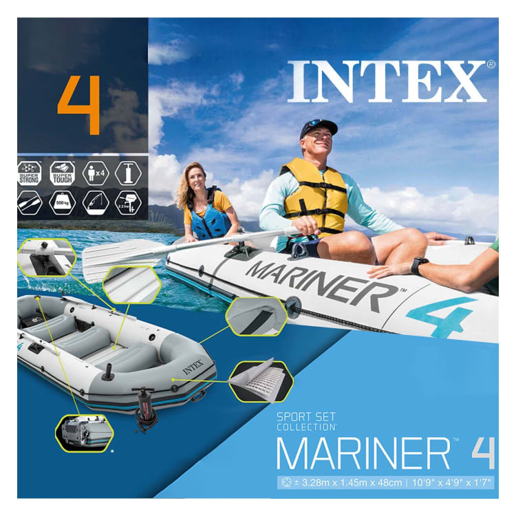 Intex Mariner 4 Boat Set - default