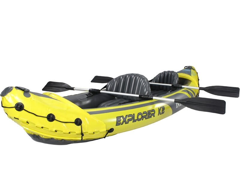 Intex Explorer K2 Inflatable Kayak 1002039 Outdoor Warehouse
