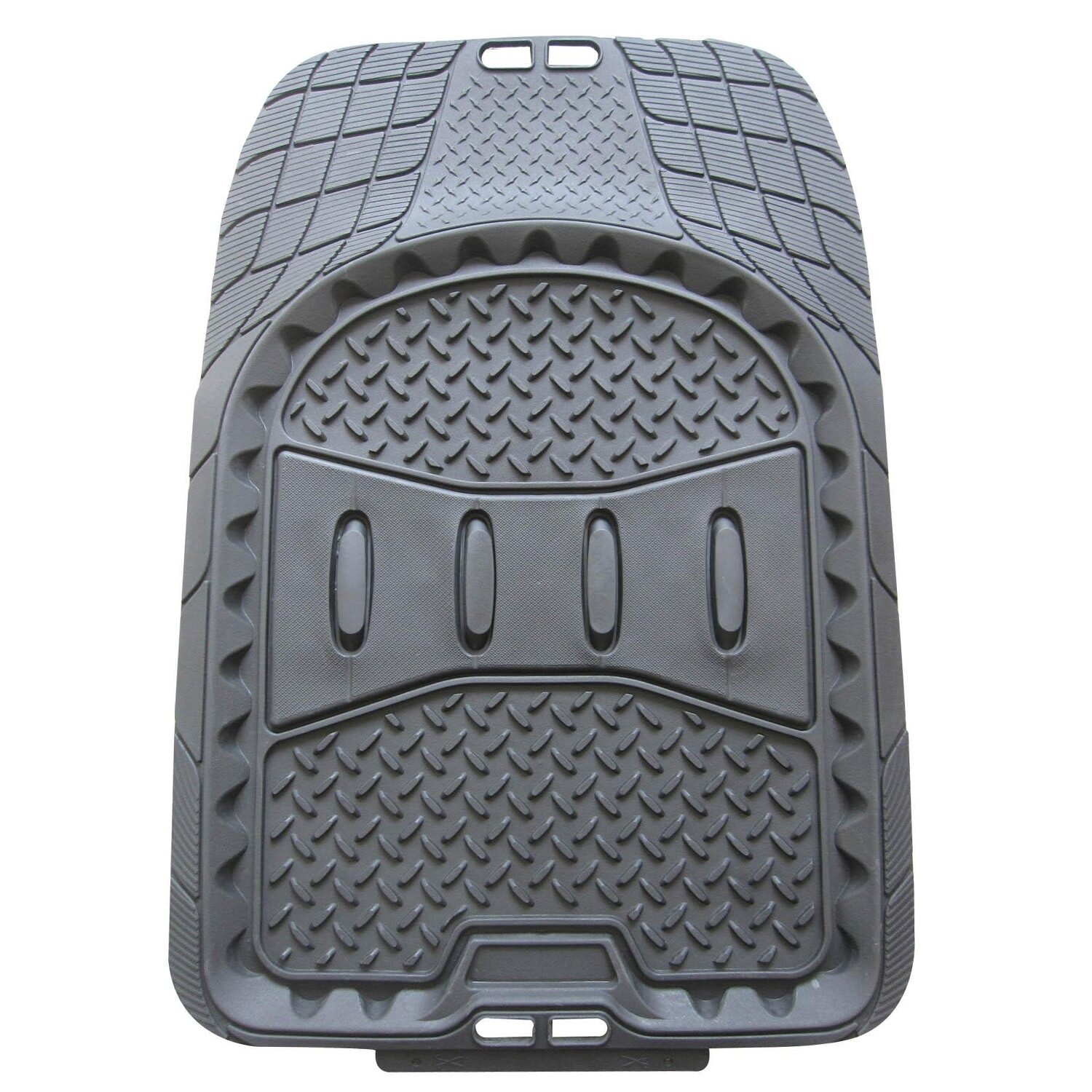 TrailBoss Front Rubber Vehicle Floor Mat 2 Piece 1002632 Outdoor