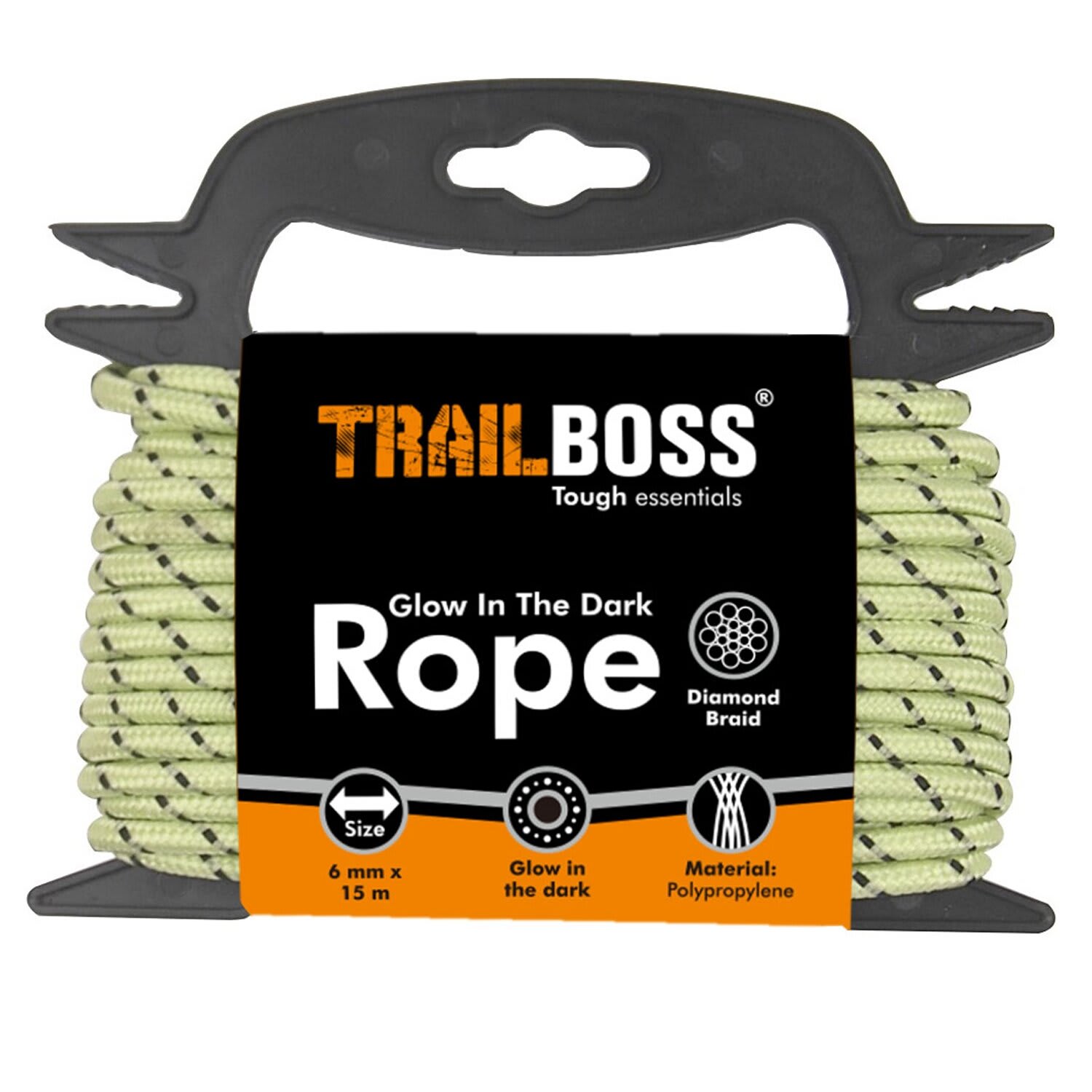 TrailBoss Glow-in-the-Dark Rope, 1002983