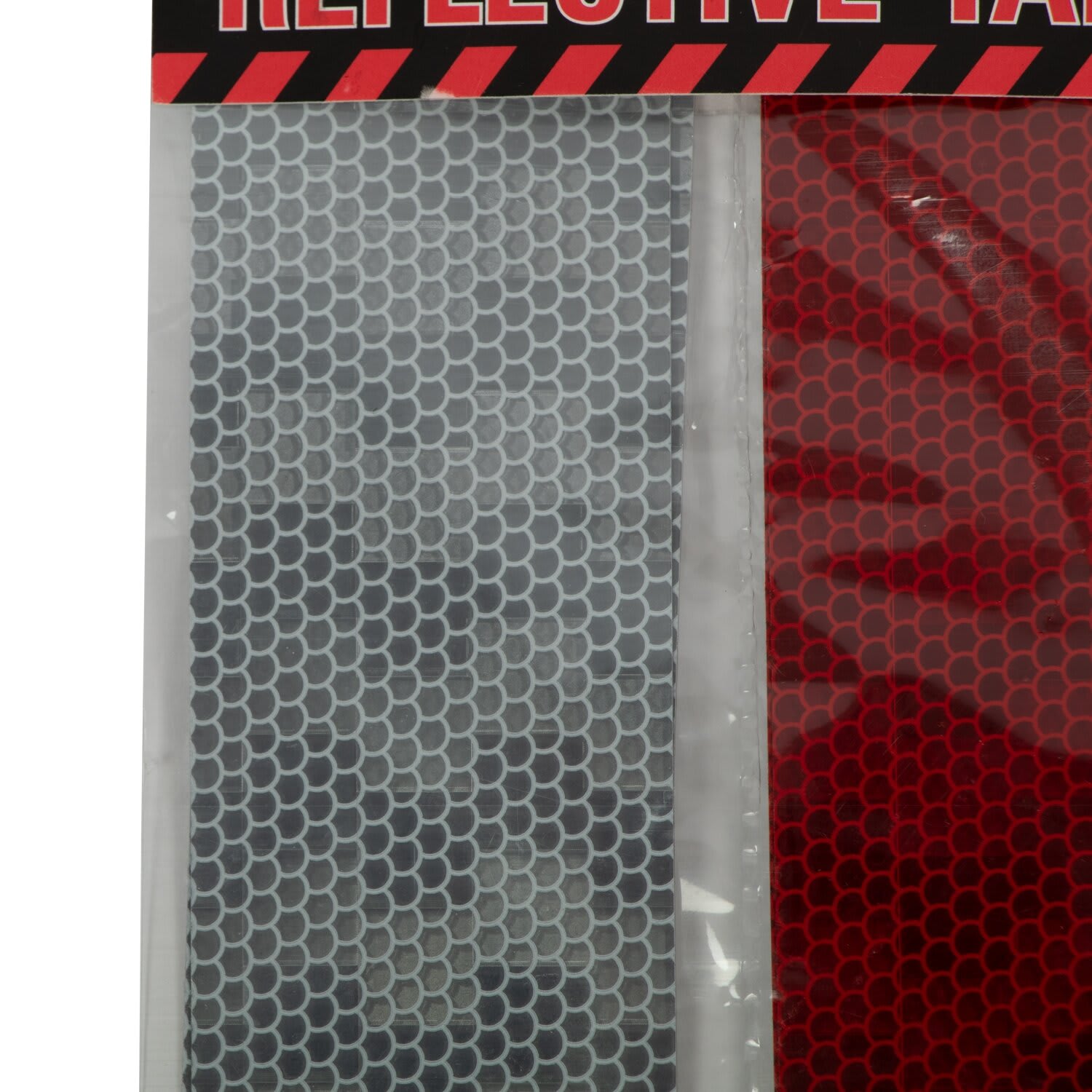 White/Red Reflective Tape 1005367 Outdoor Warehouse